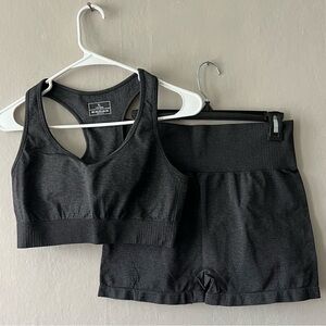 Amazon Grey Workout Set Size Large
